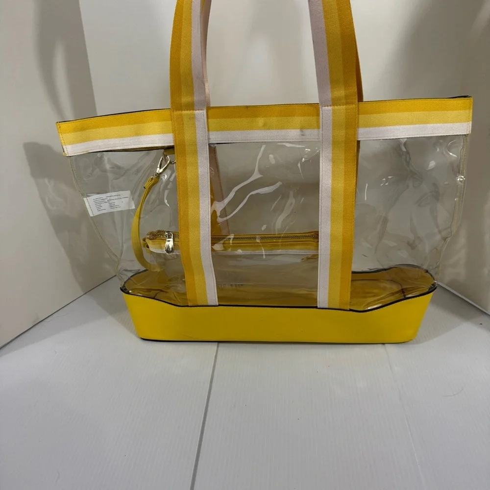 81. Transparent Yellow Tote Bag
